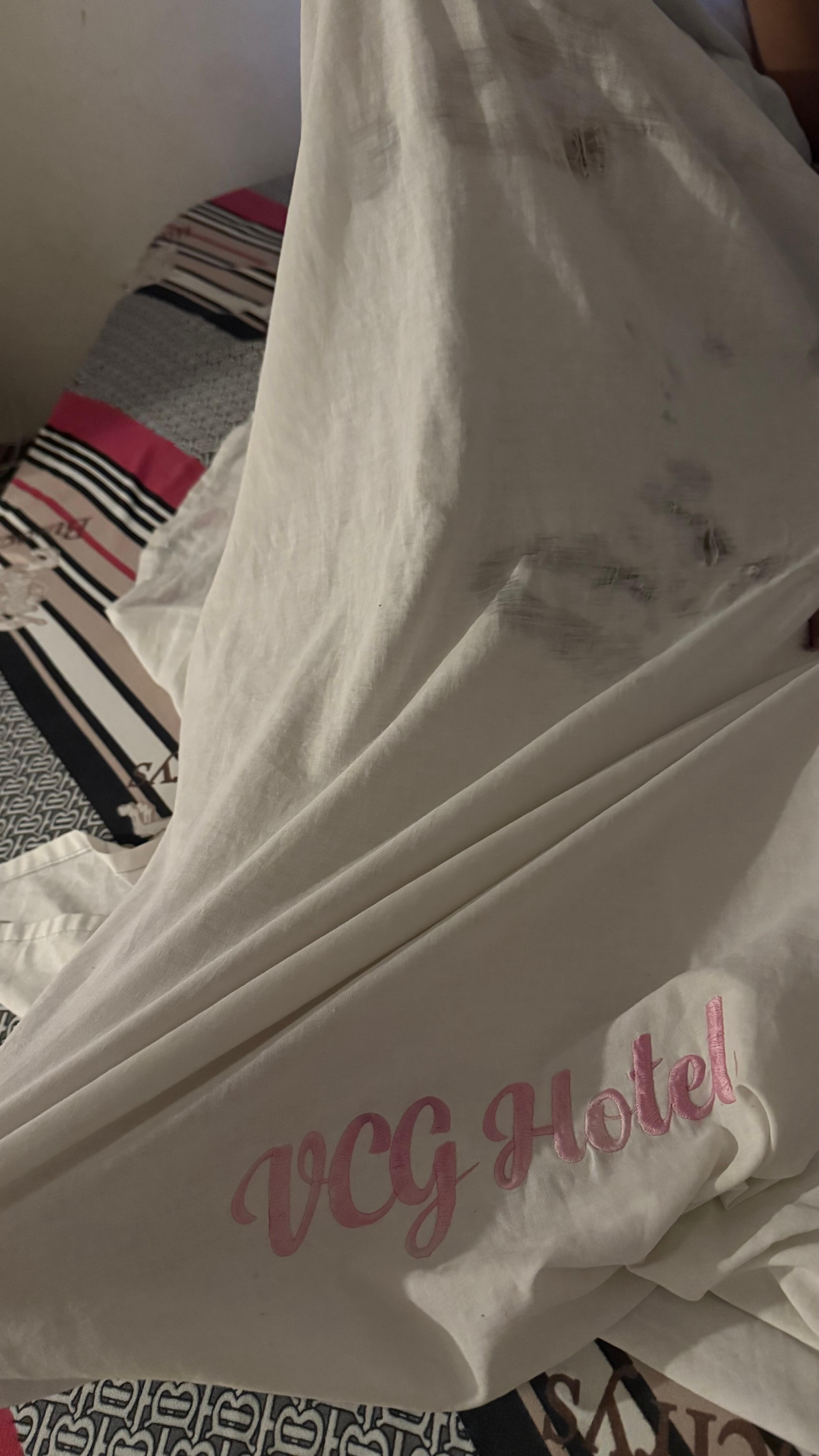 Here is the photo of the worn blanket.