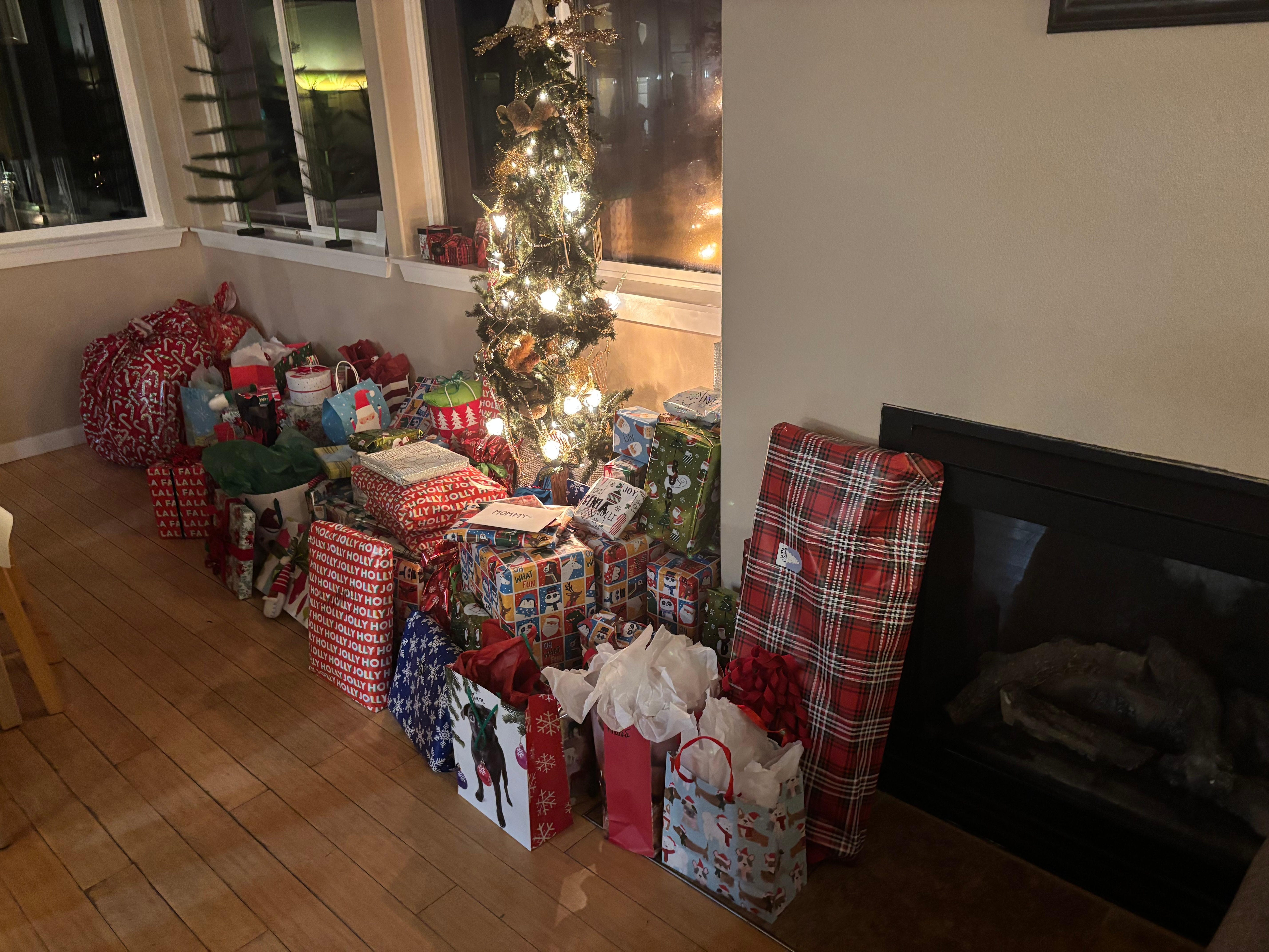 Lots of room for Santa’s visit.