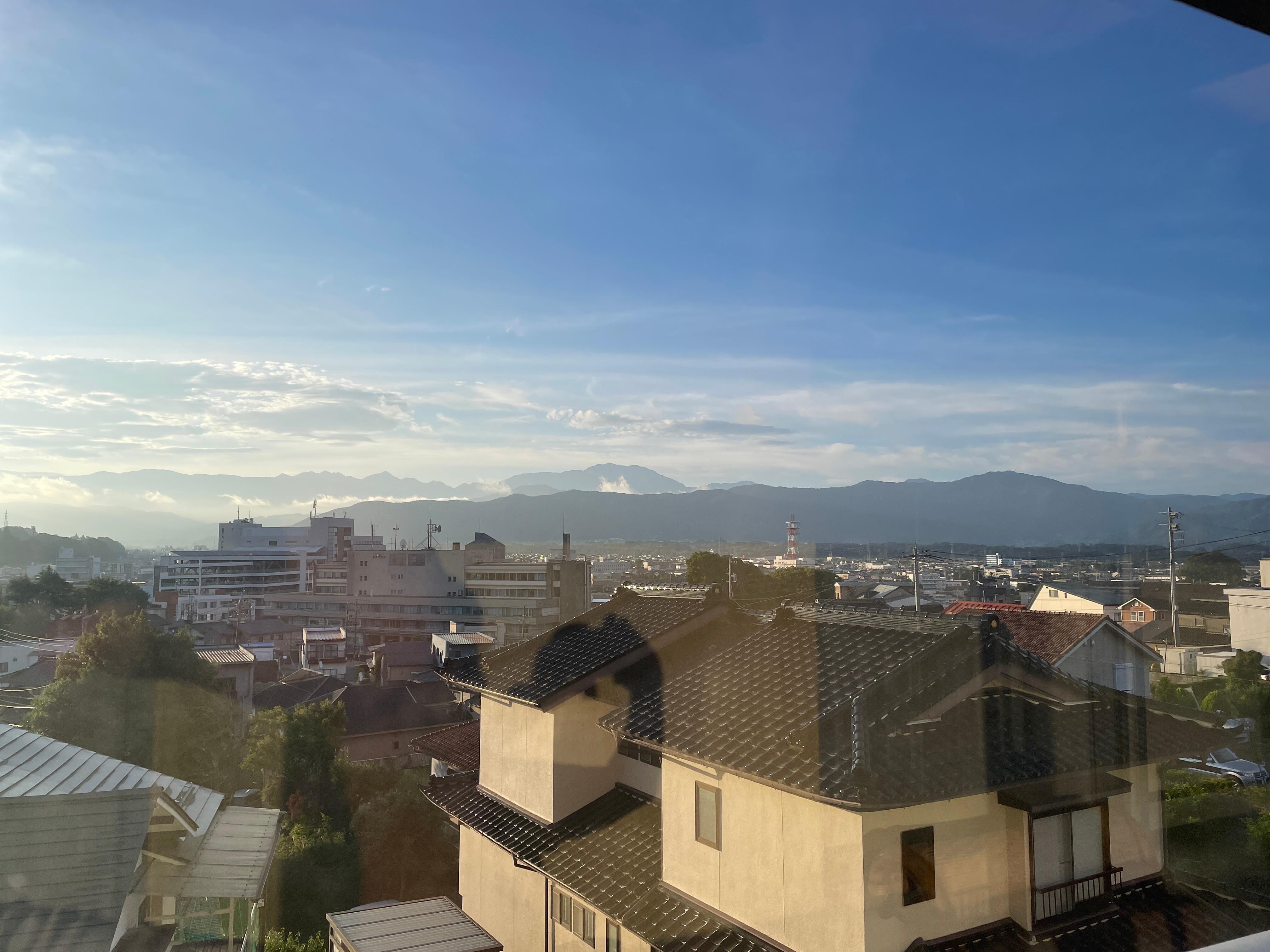 サンルームからの景色です