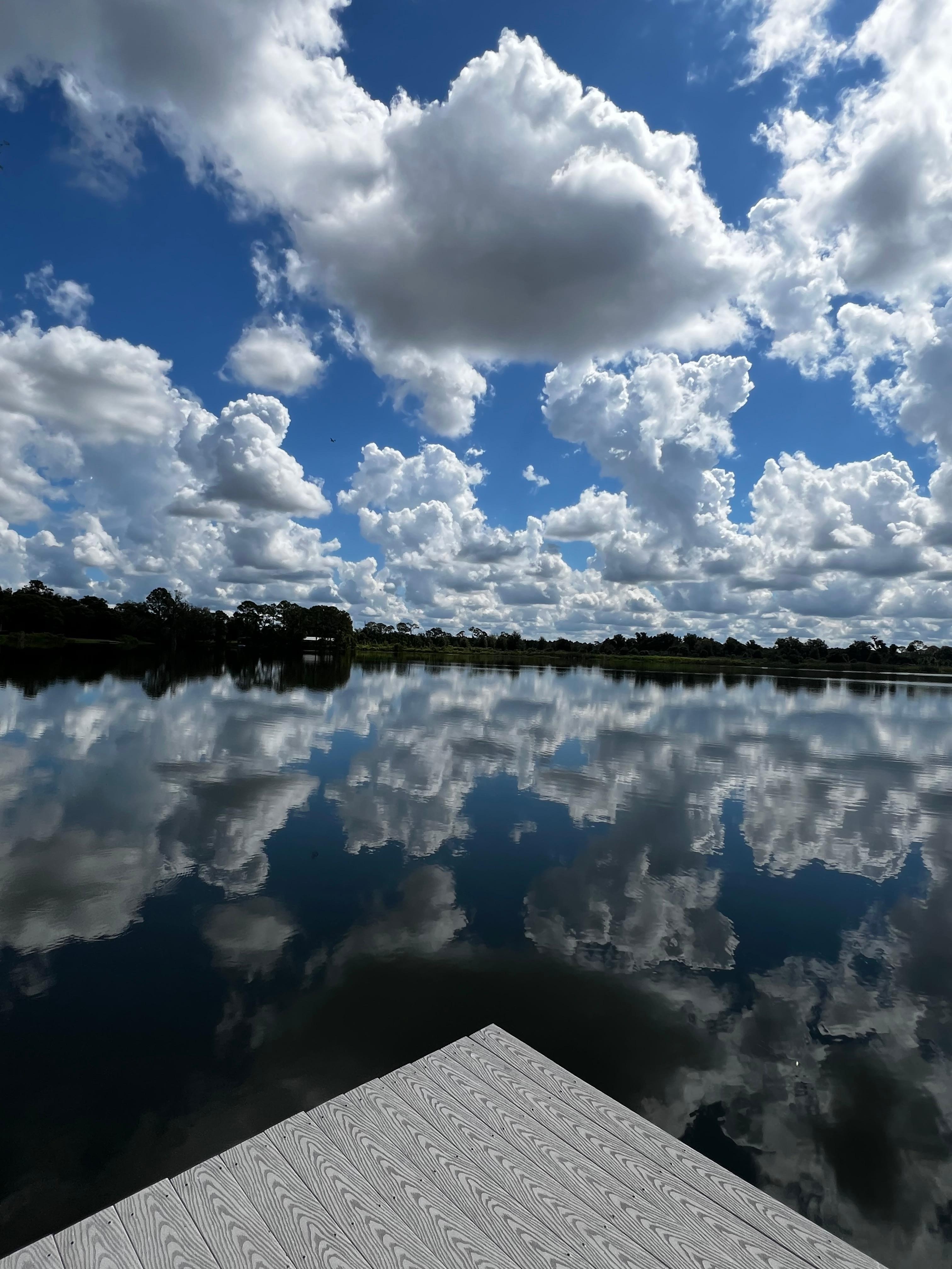Beautiful lake view from the dock