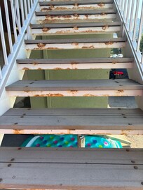 Rusted stairs