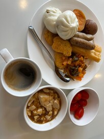 Rich breakfast