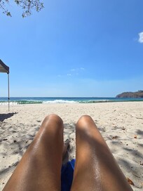 White sand at Playa Flamingo