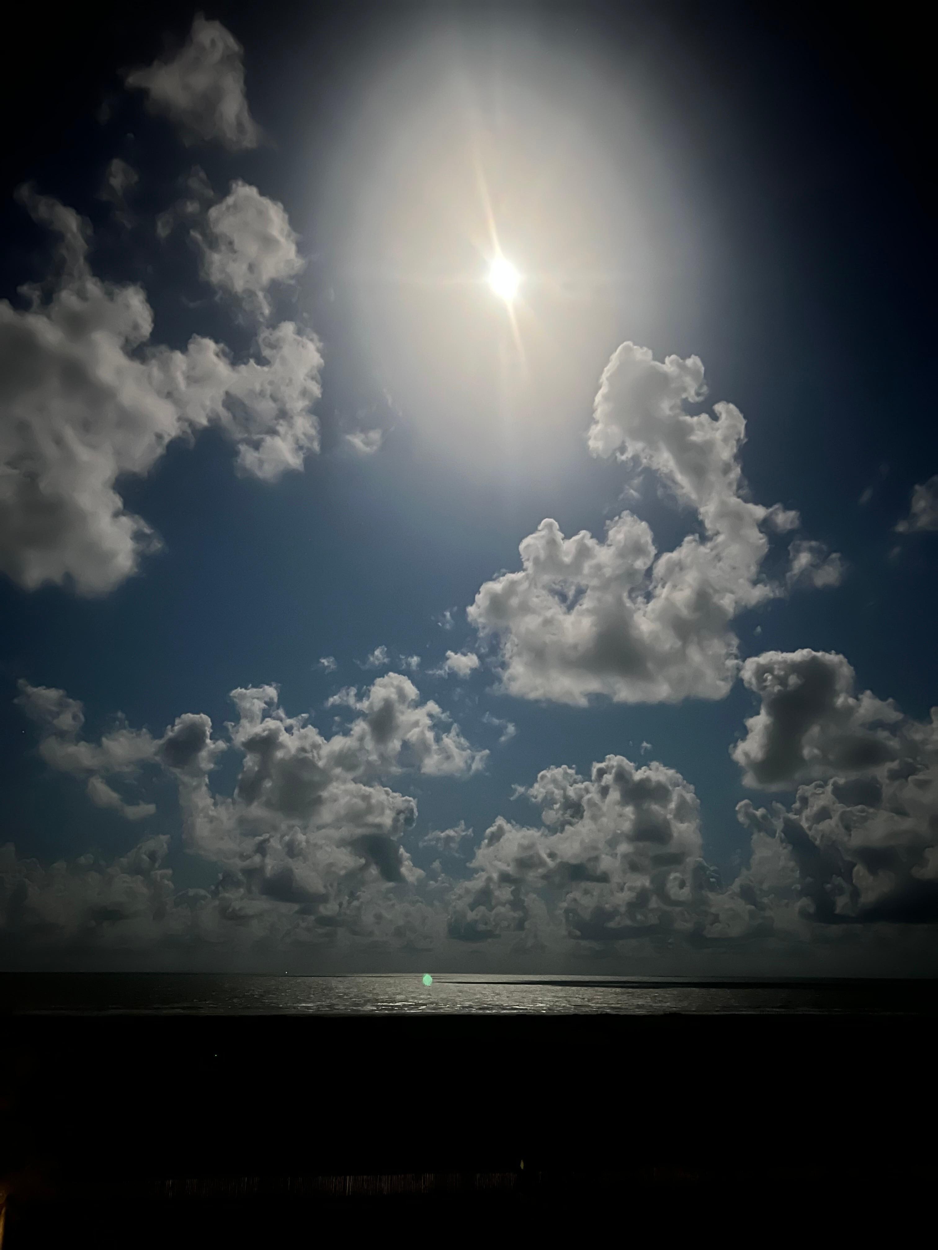 Sturgeon moon from the balcony. 