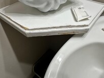 Shelf in the bathroom