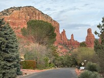 walking to the trail up the street.