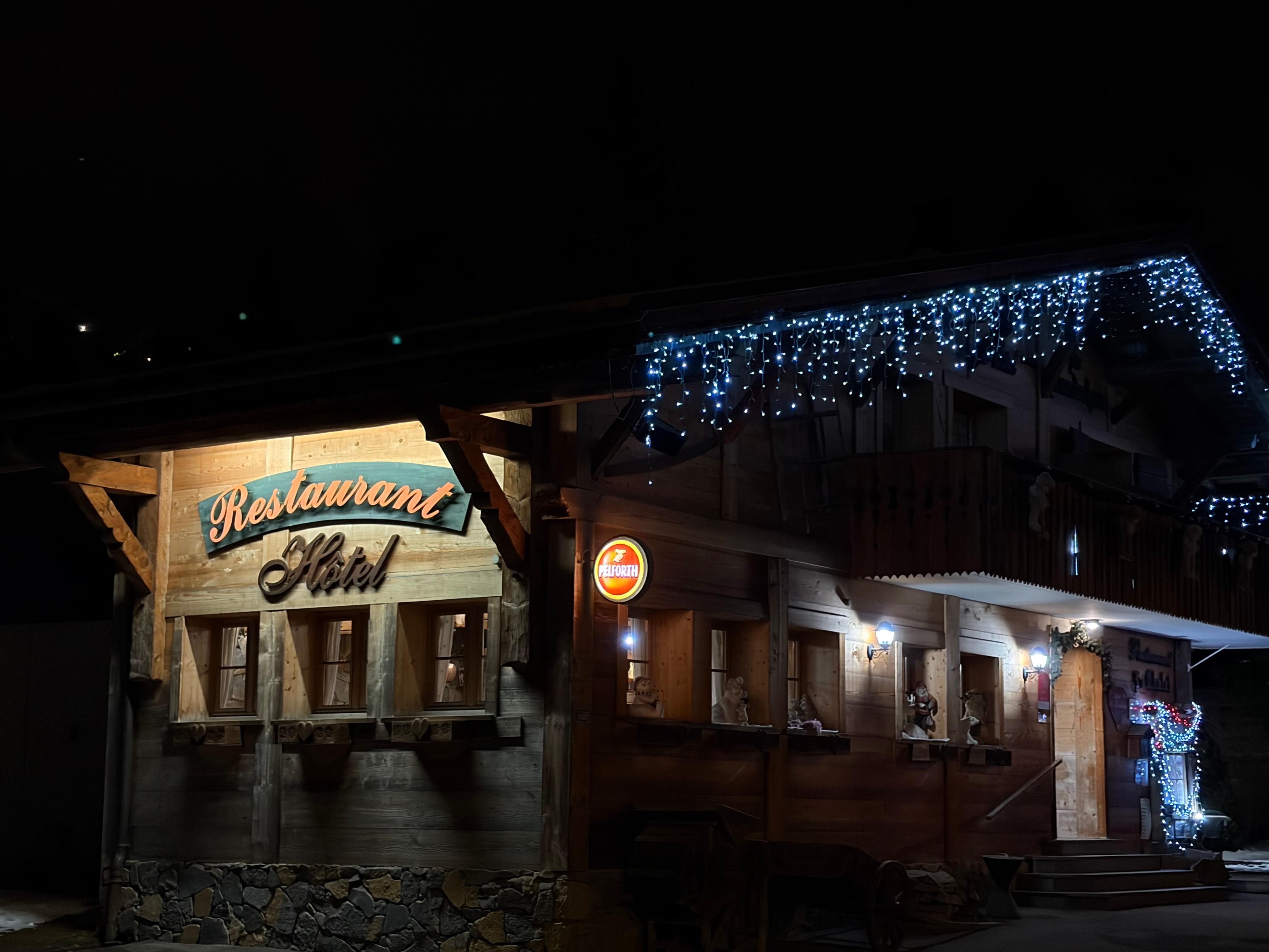 Restaurant a short walk away