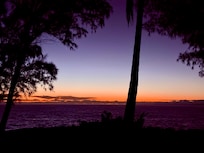 Sunrise from property.