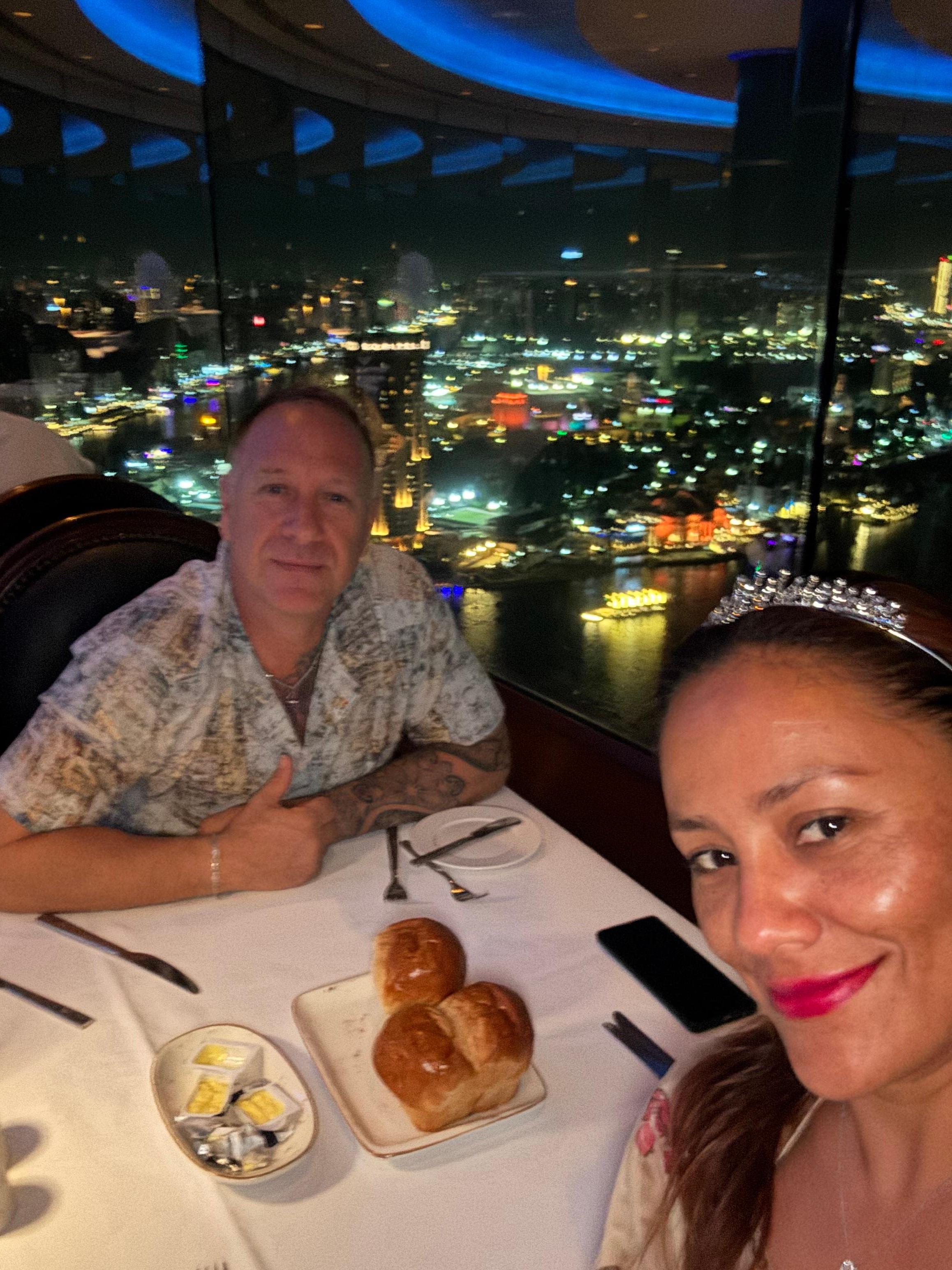 Dinner at the top 365 view
