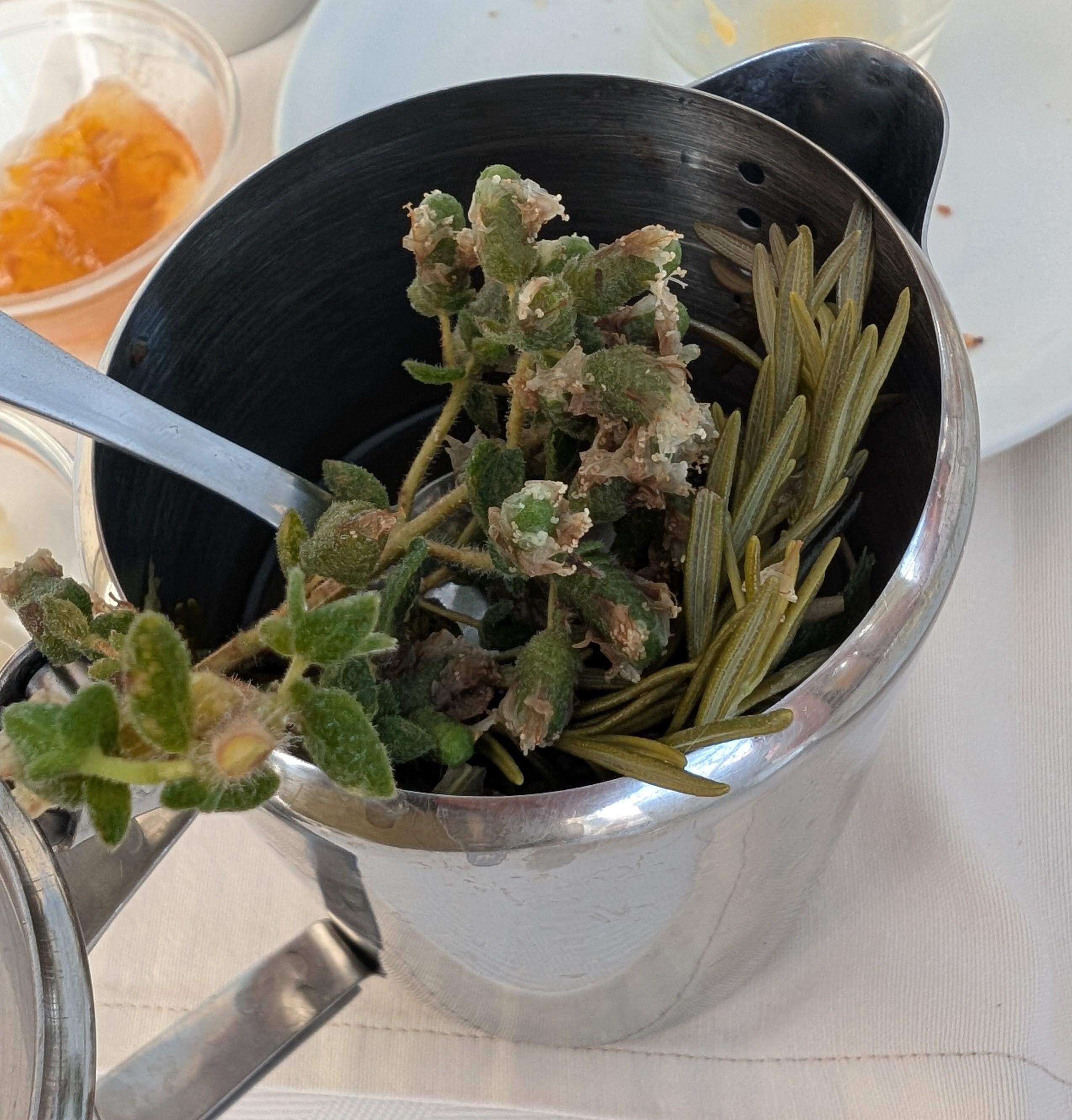 Herbal tea from the garden