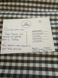 Personal handwritten note