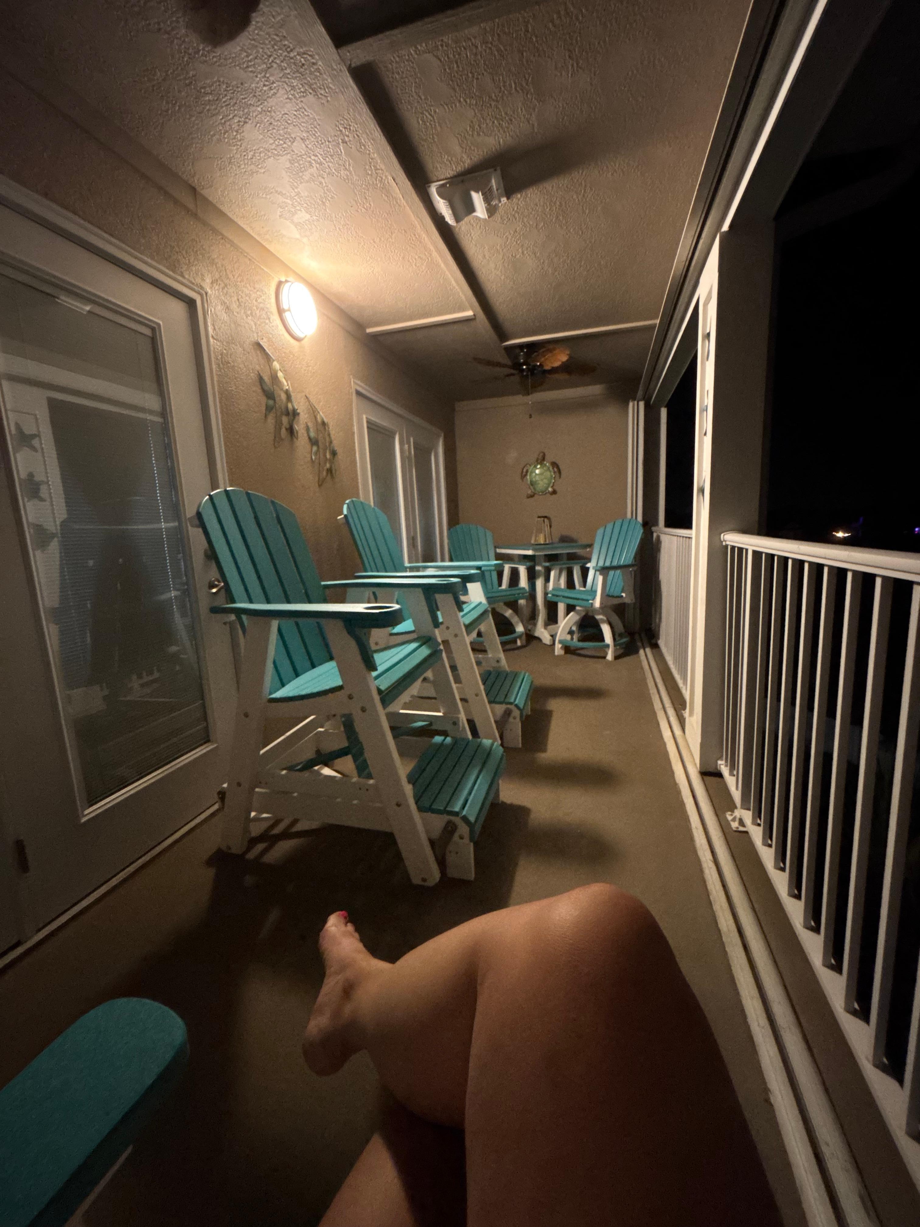 We loved the double balcony!