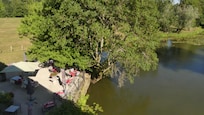 vue de la fenêtre d'une des chambres