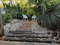 Small courtyard for the dogs and us