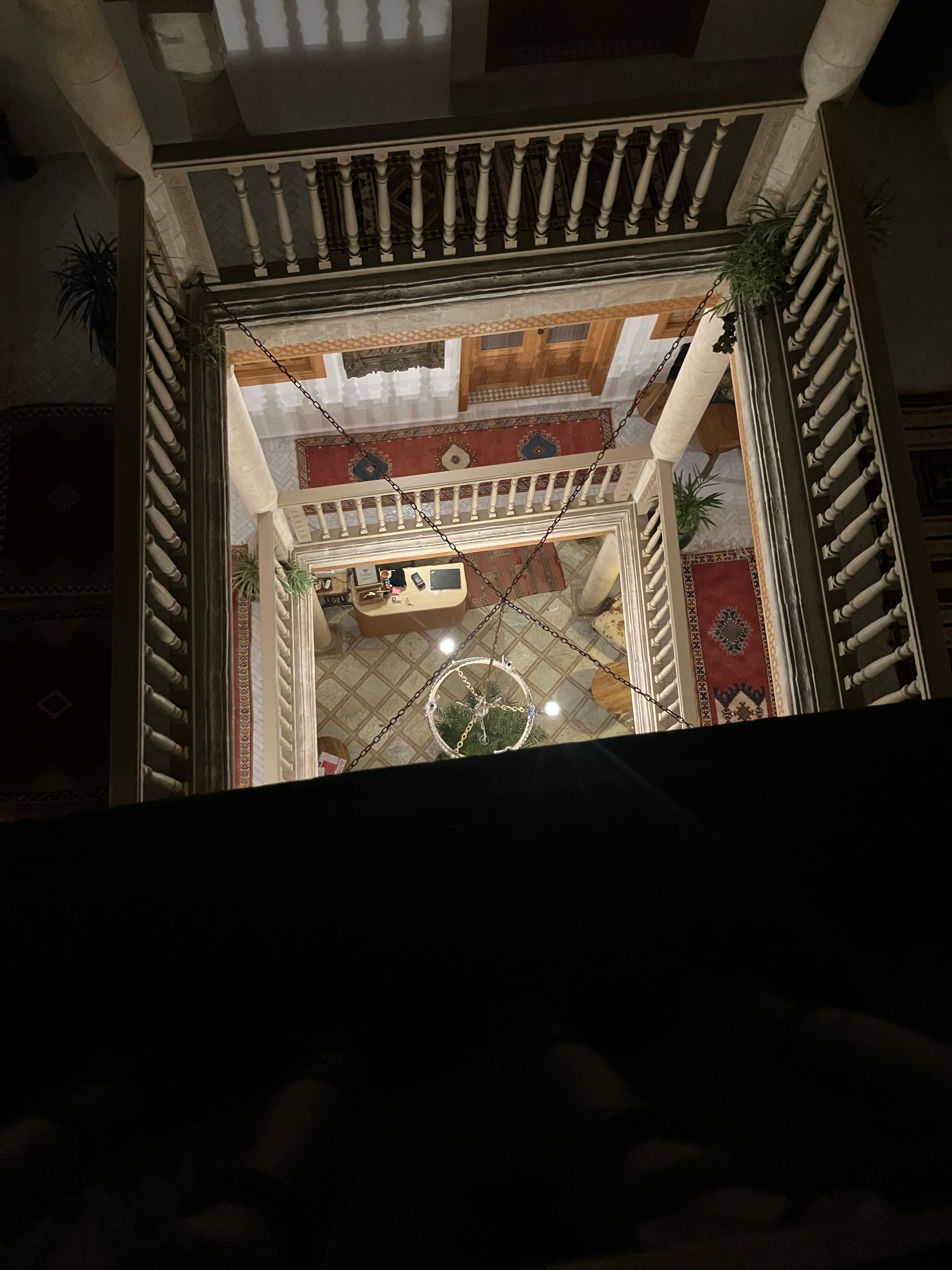 Riad set ovenfra fra Rooftop