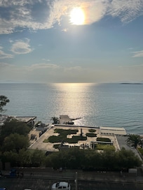 Evening view from our room