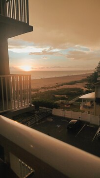 Sunset from balcony.