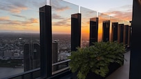 Le sunset sur le rooftop