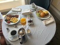 Room service breakfast
