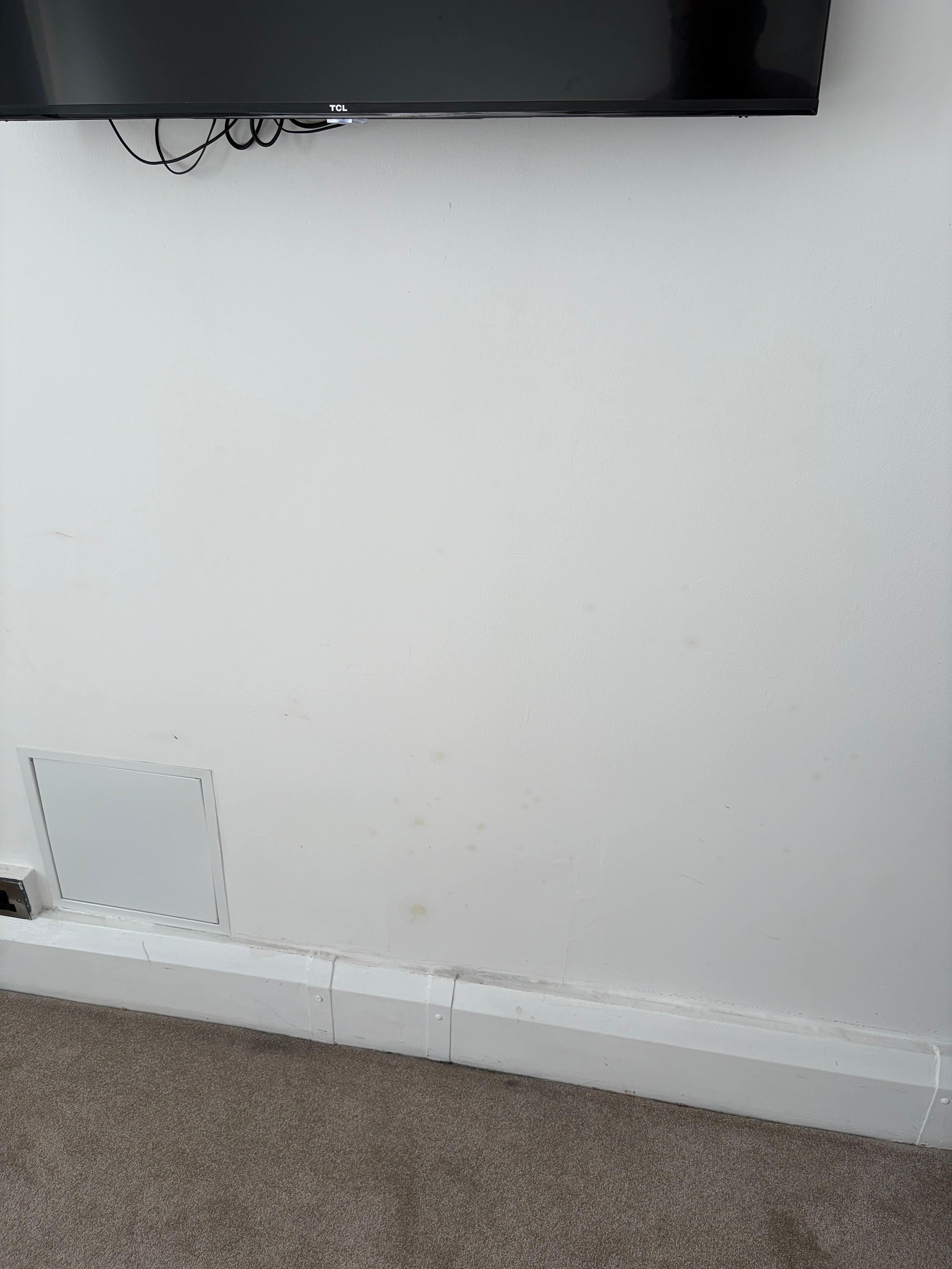 Stains on wall