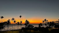 One of many spectacular sunsets from the lanai.