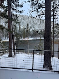 The view from the living room.