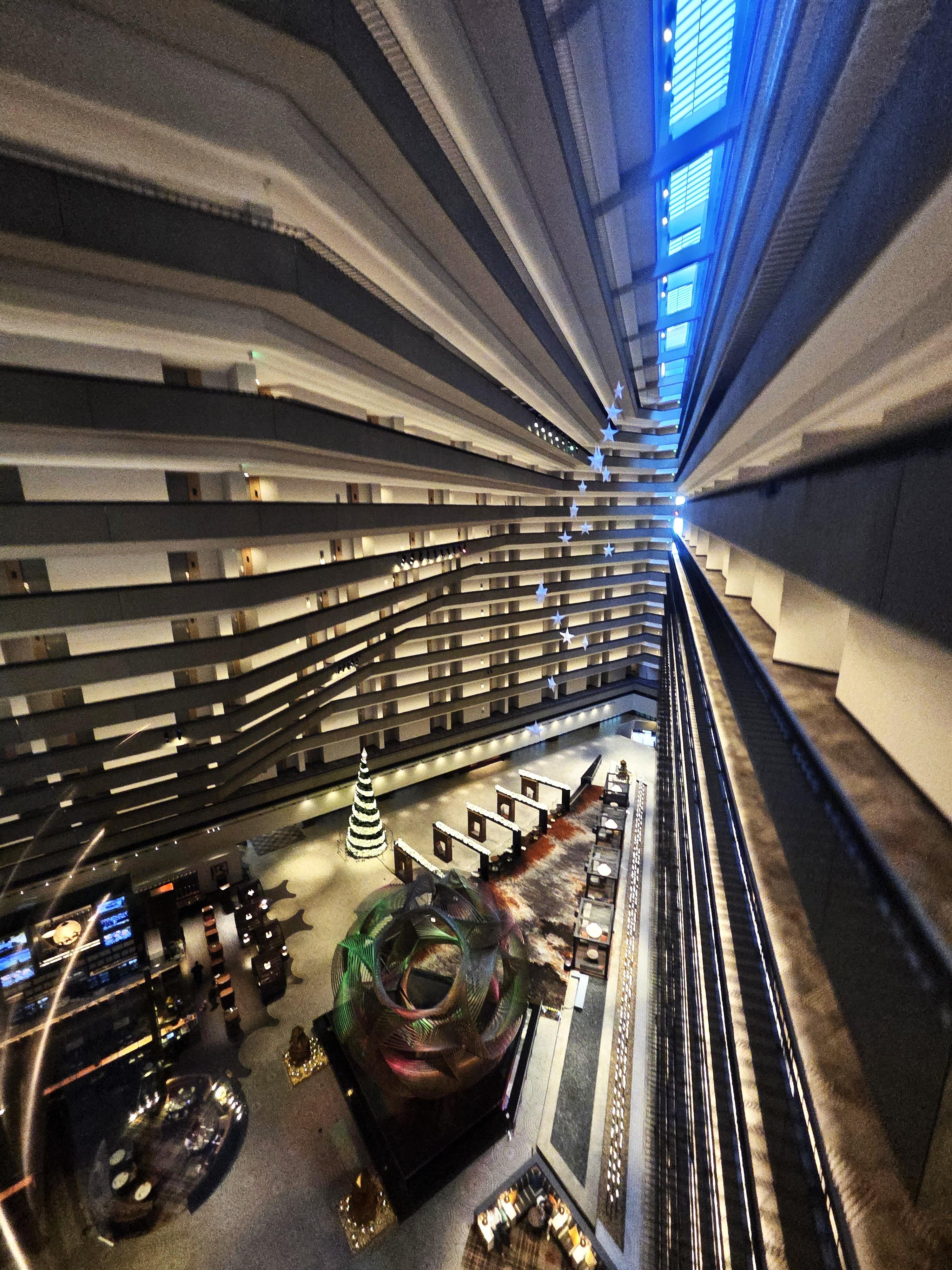 The atrium was amazing. 