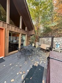View of back deck