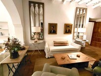 Cosy large living area with different seating areas.