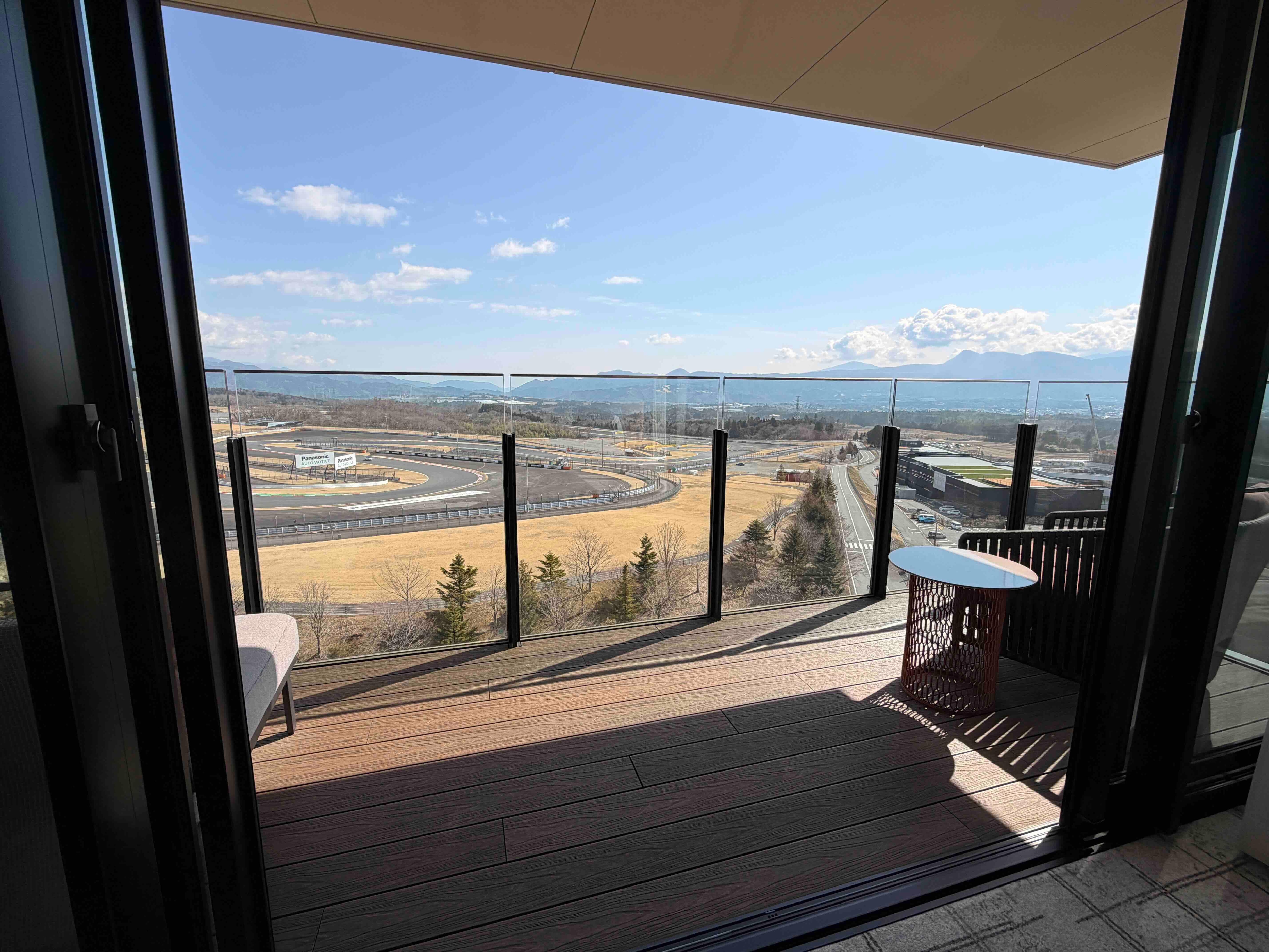 View from our corner room. You wake up to the buzzing sounds of racecars making their rounds on the track. We saw F1 racers training their rides at our stay.