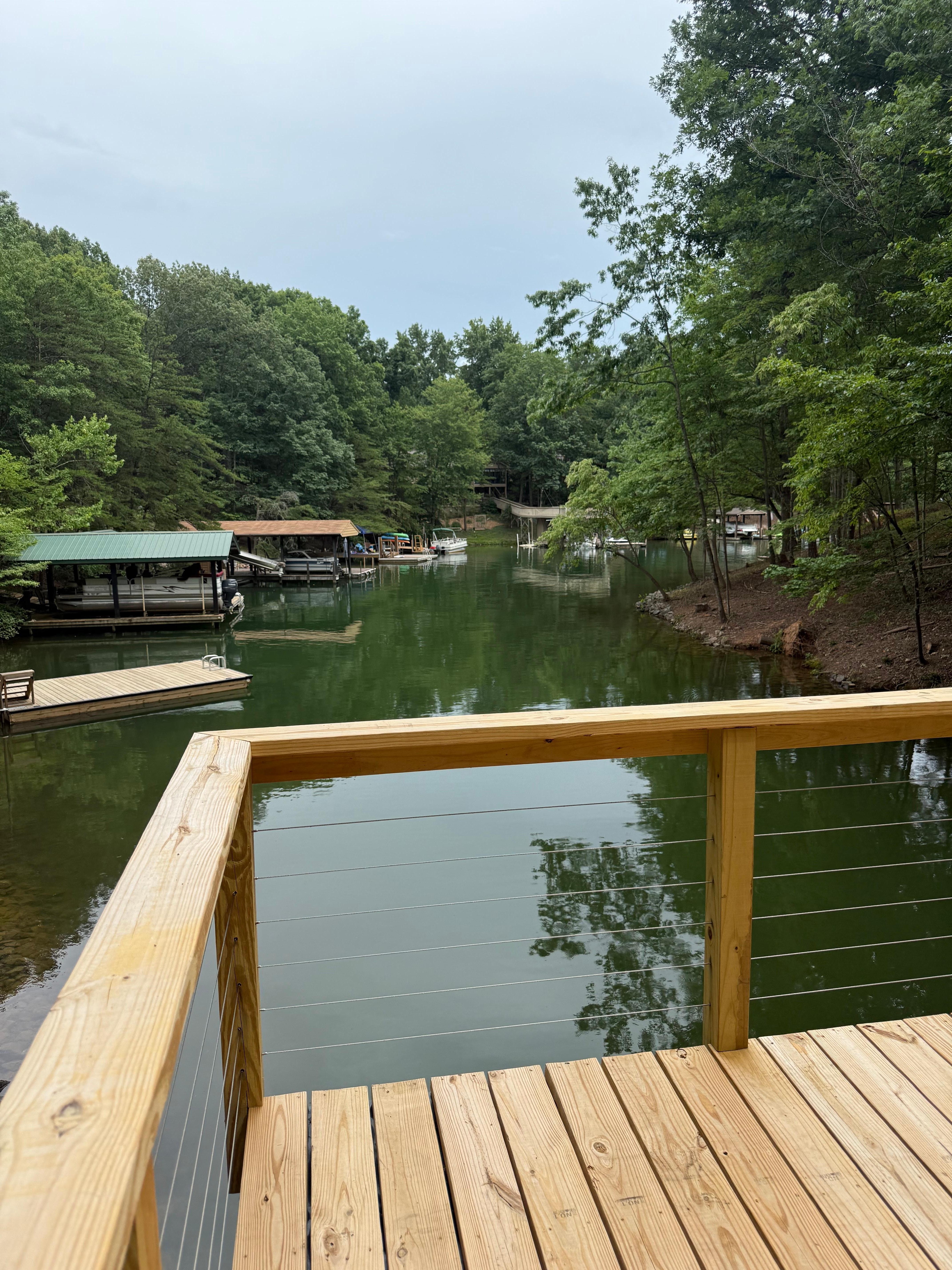 View from upper dock 