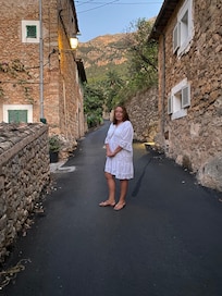 Street down to the Finca