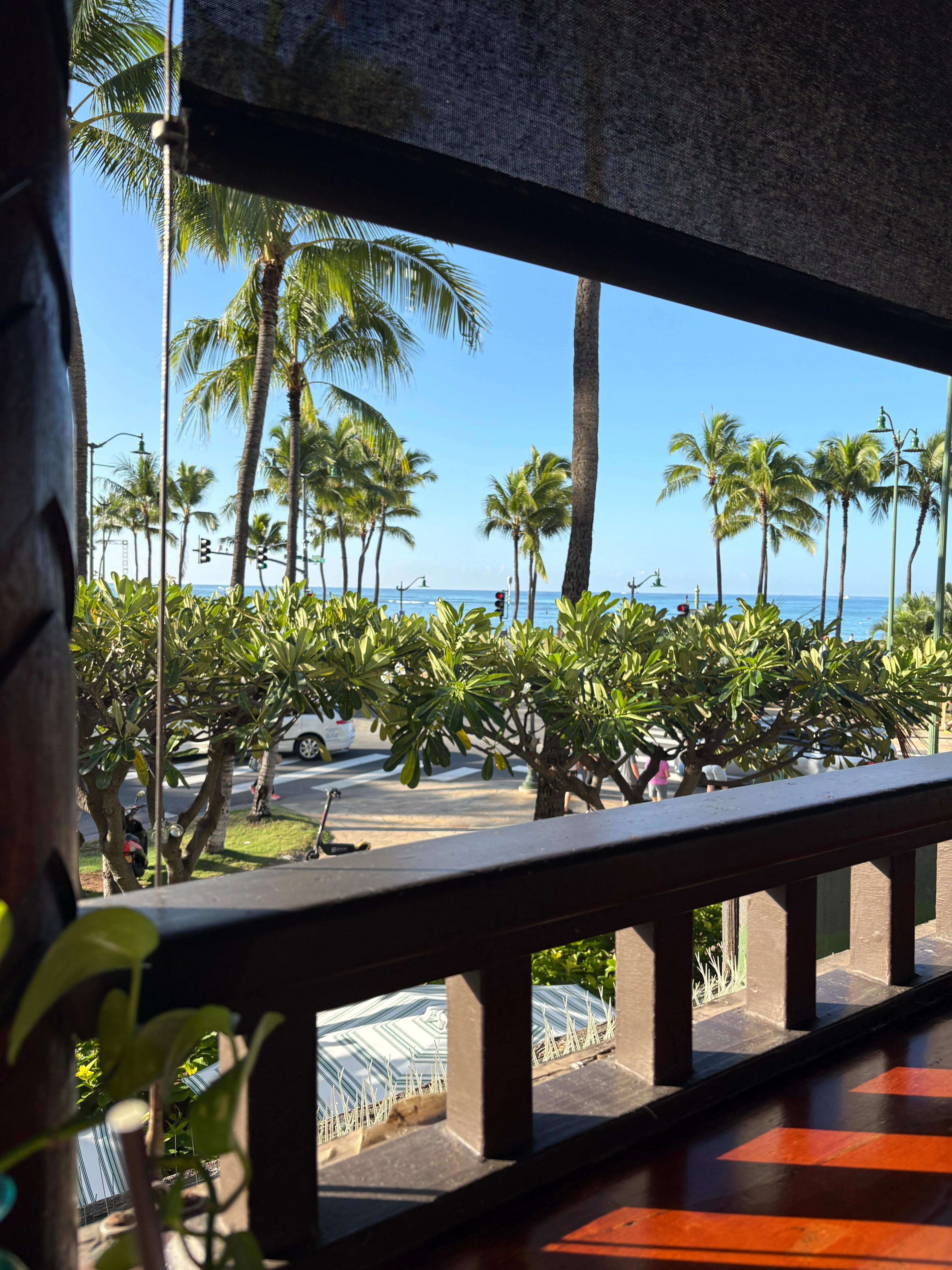 View from restaurant LuLus 