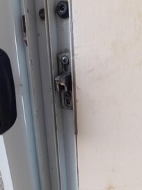 Patio door latch broken