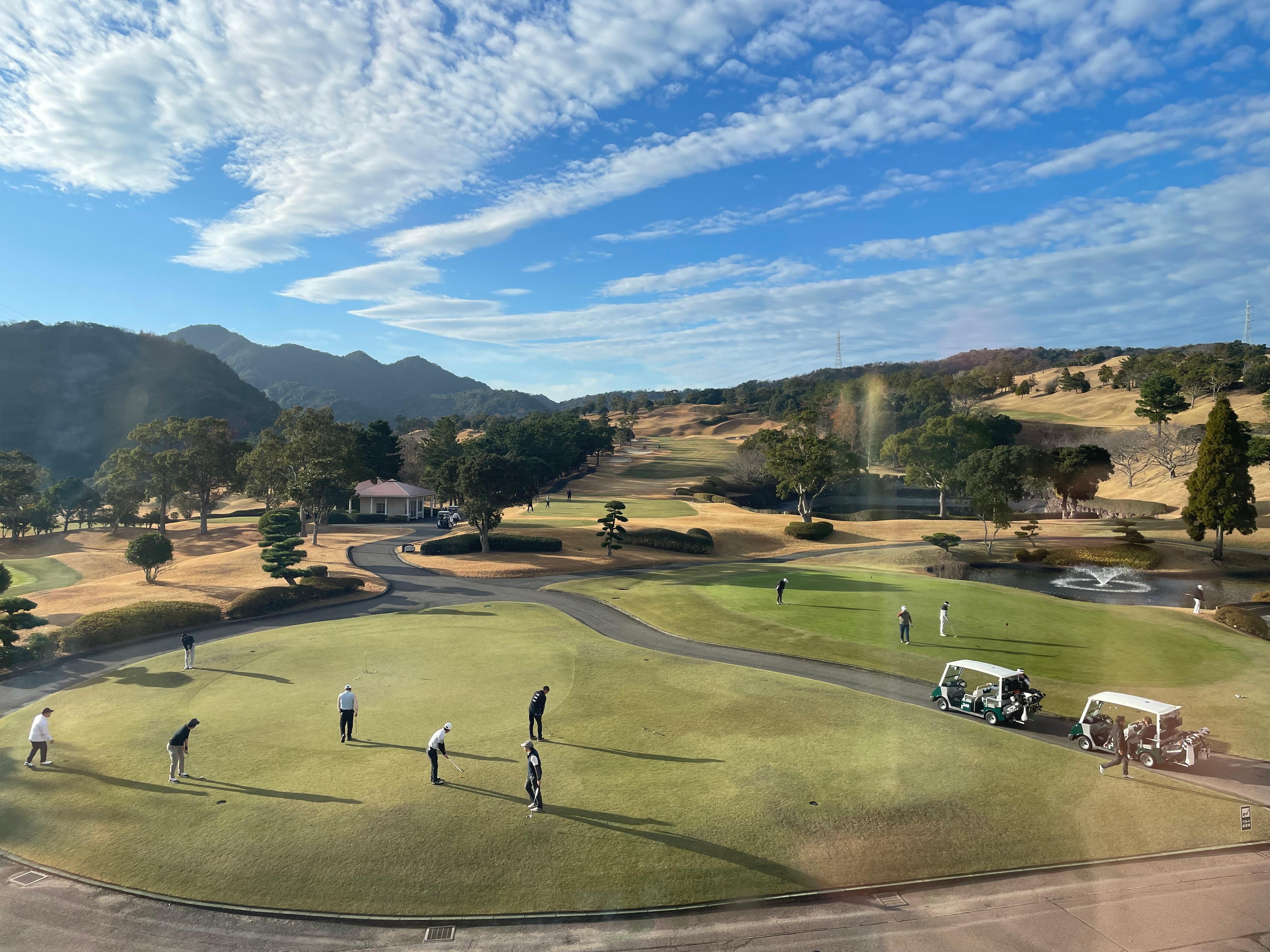 ゴルフ場の眺め