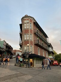Flat iron building downtown