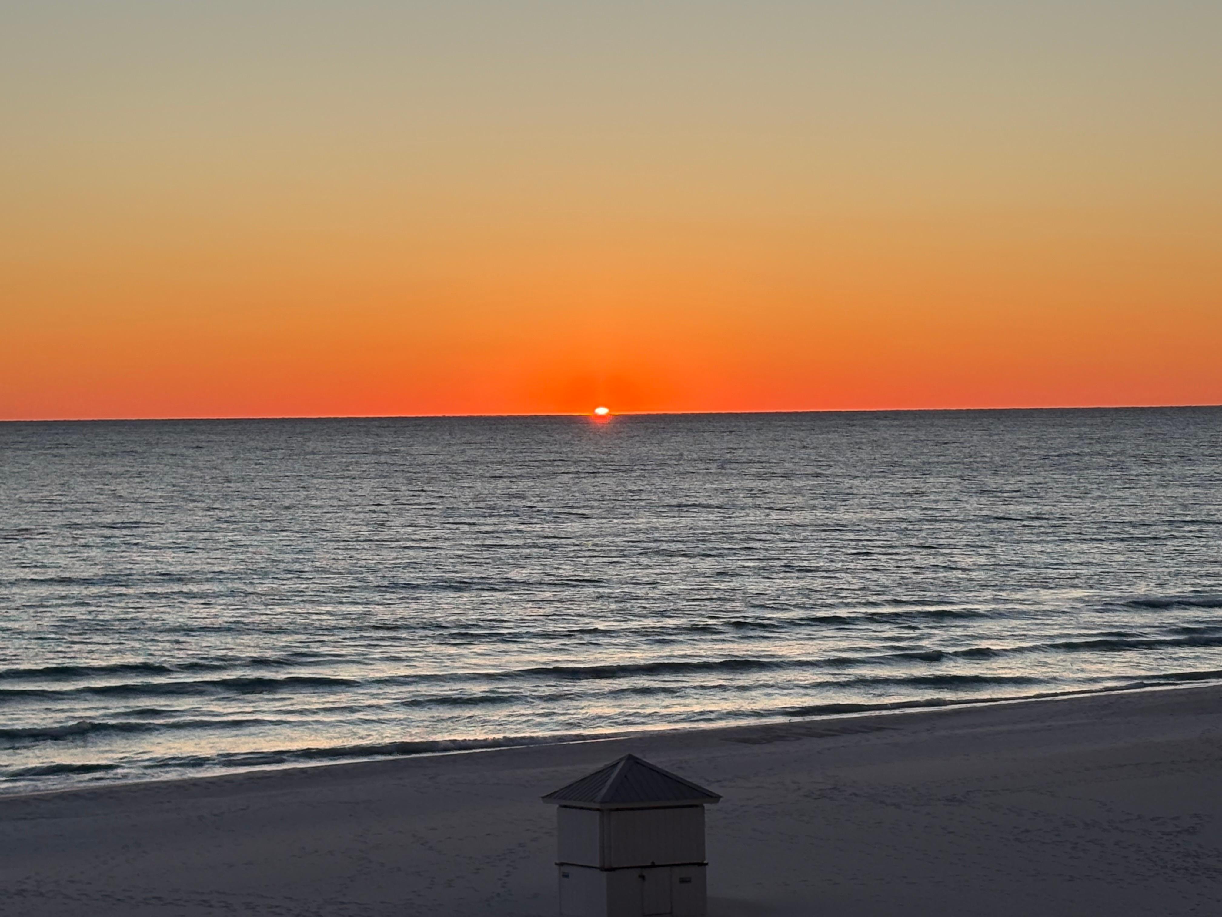 End of Jan 2026.  Sunset from the balcony