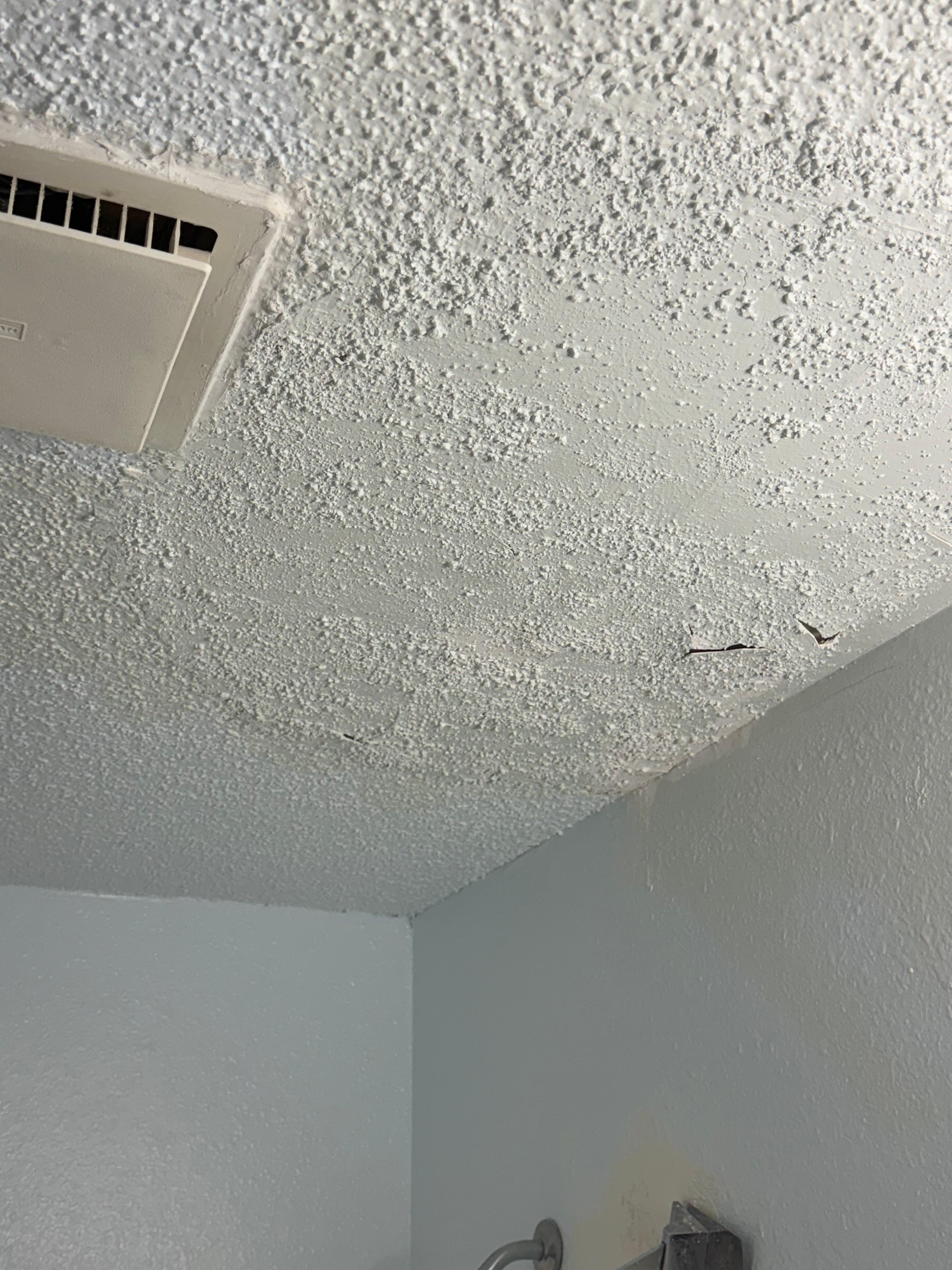Water damaged ceiling