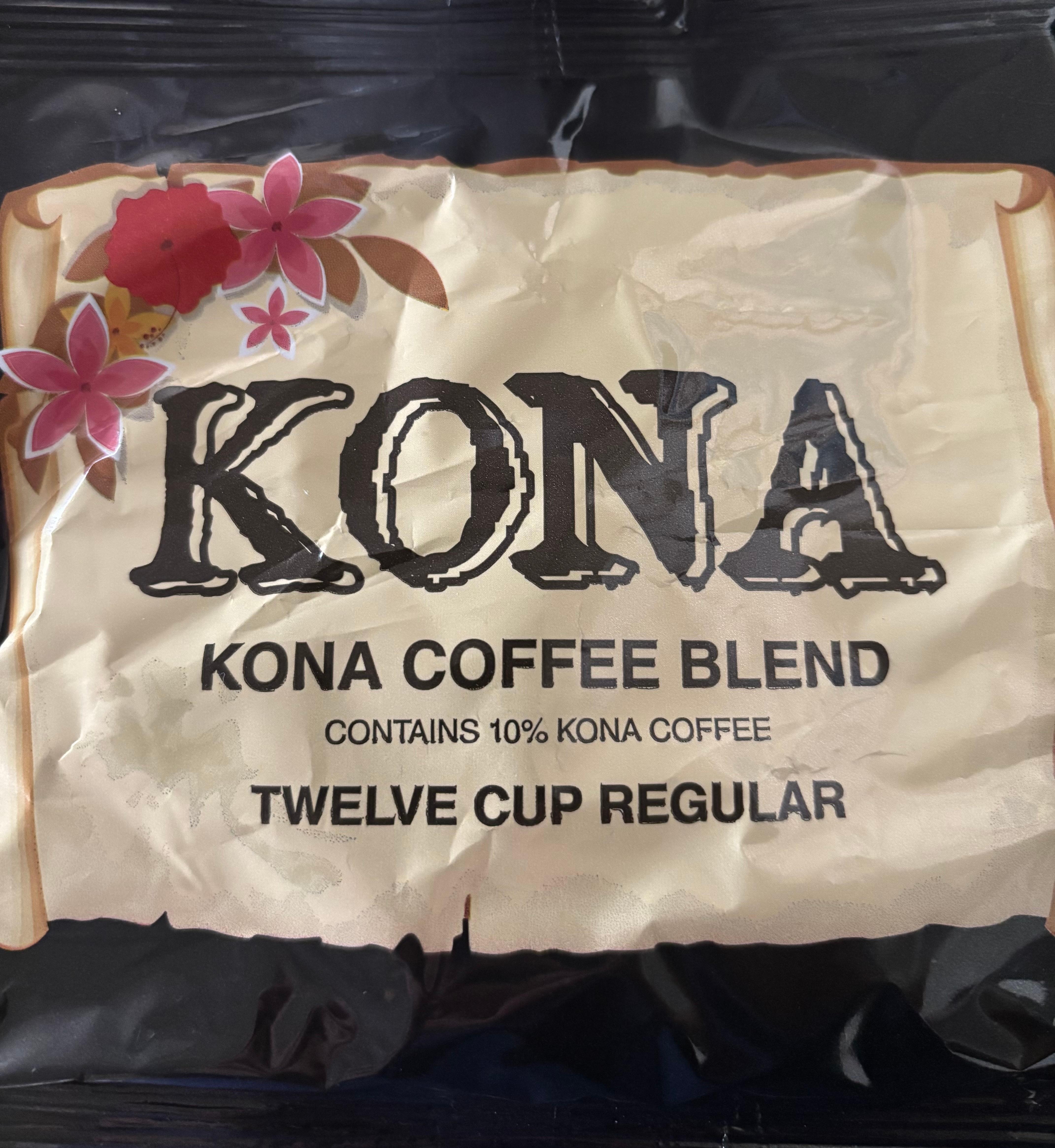 Complementary Kona Blend Coffee
