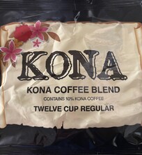 Complementary Kona Blend Coffee