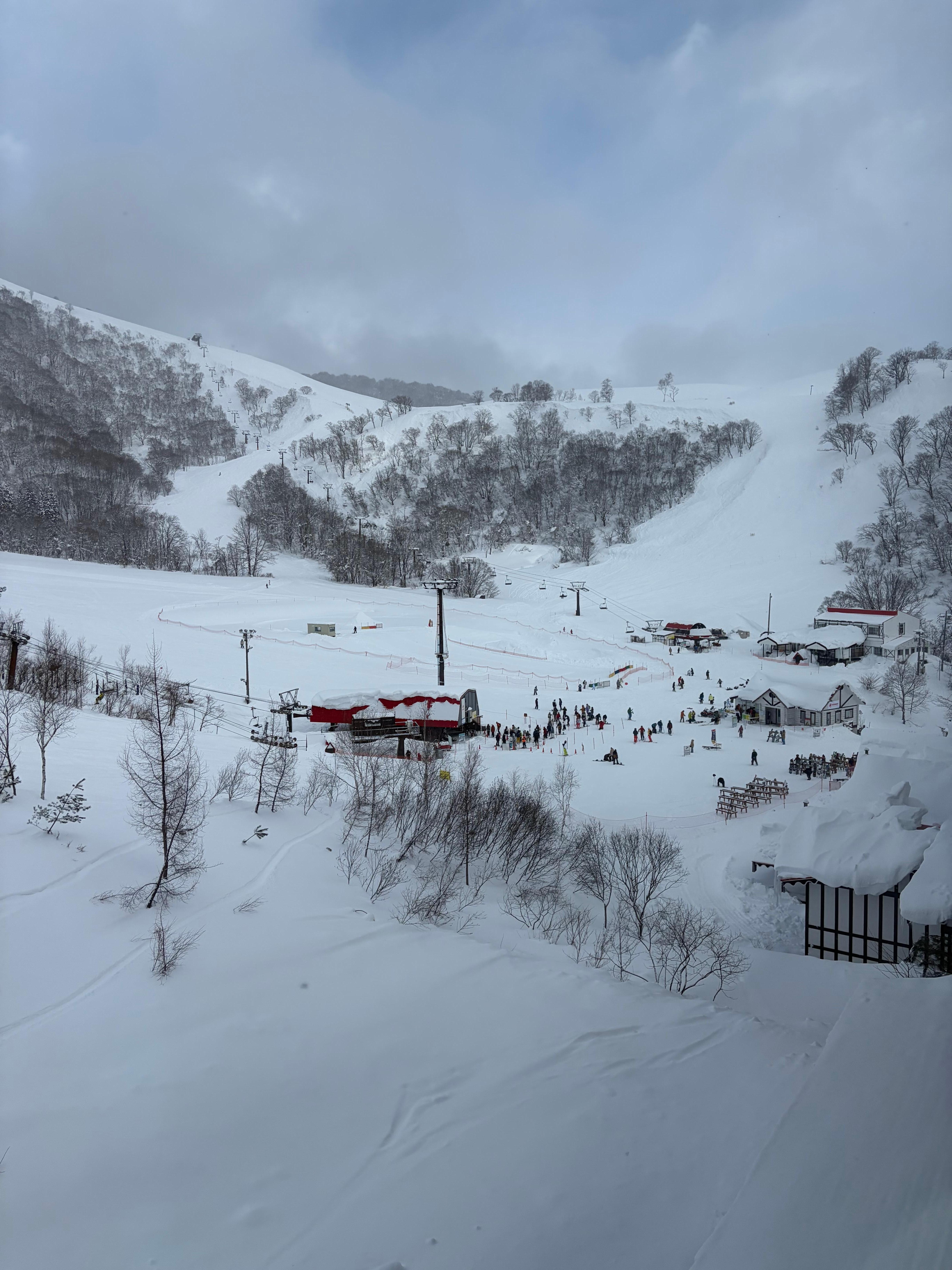 View of the slopes from the room
