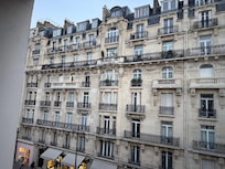 View of across the street from our hotel room window.