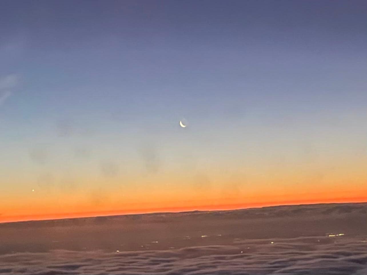 Sunrise from the balcony 