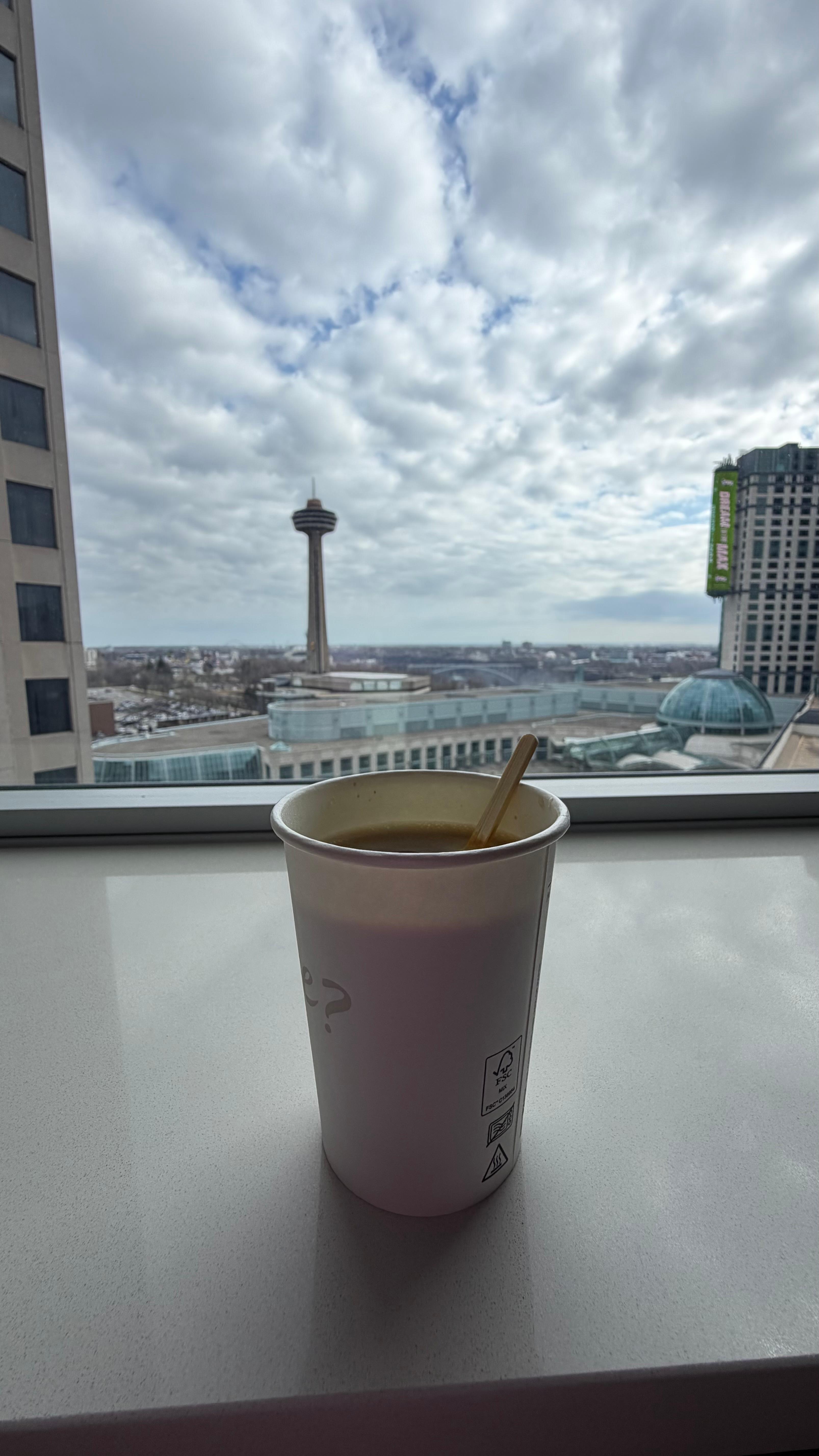 The view even was not falls view was really good.