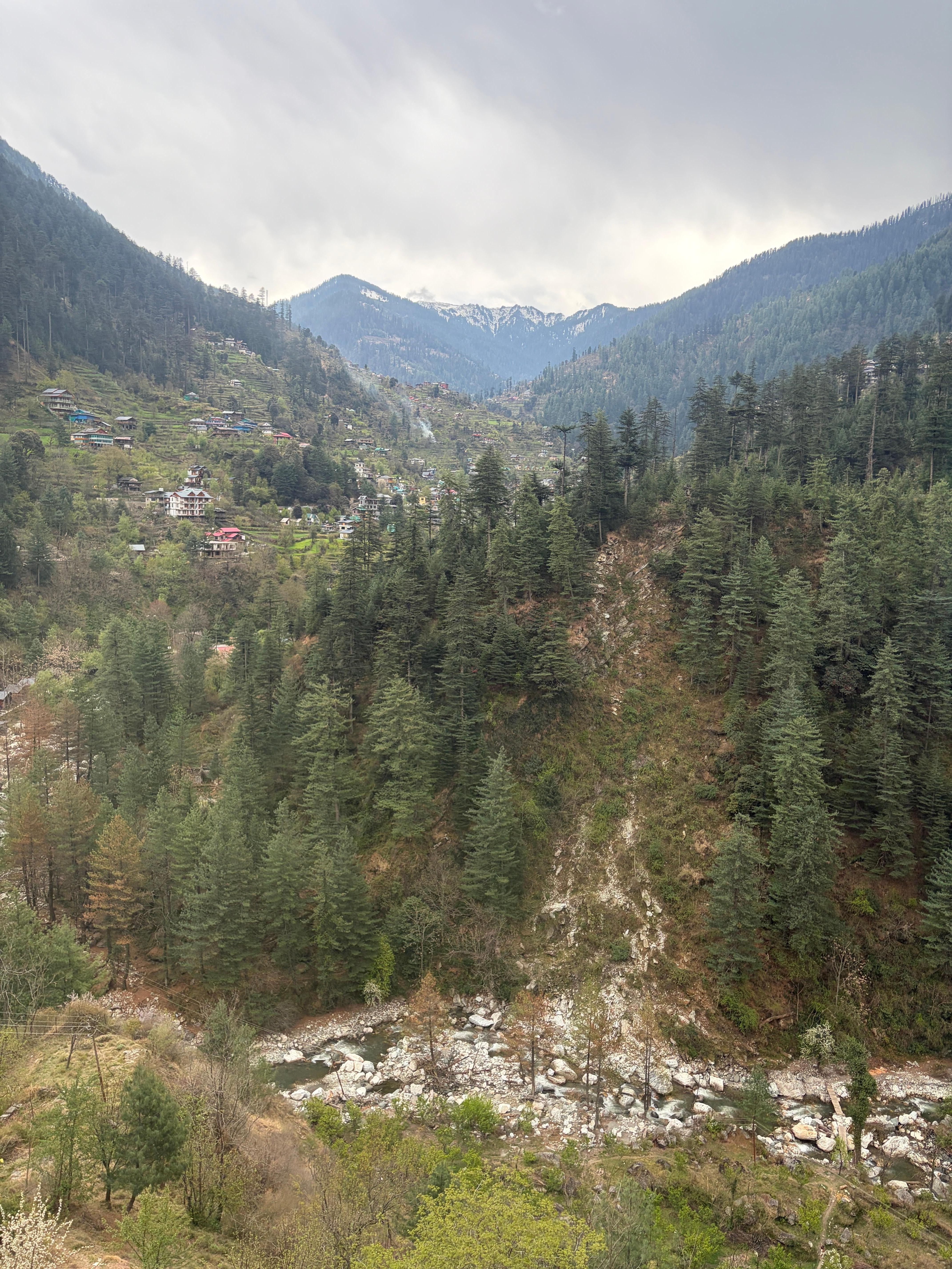 The breathtaking view from the hotel