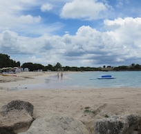 looking to the left from our beach