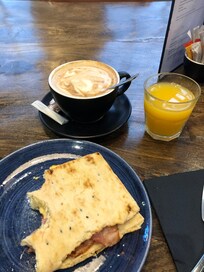 A Toastie - All You Can Eat Breakfast Spread! They will even do a roadie for you before you catch your next flight!