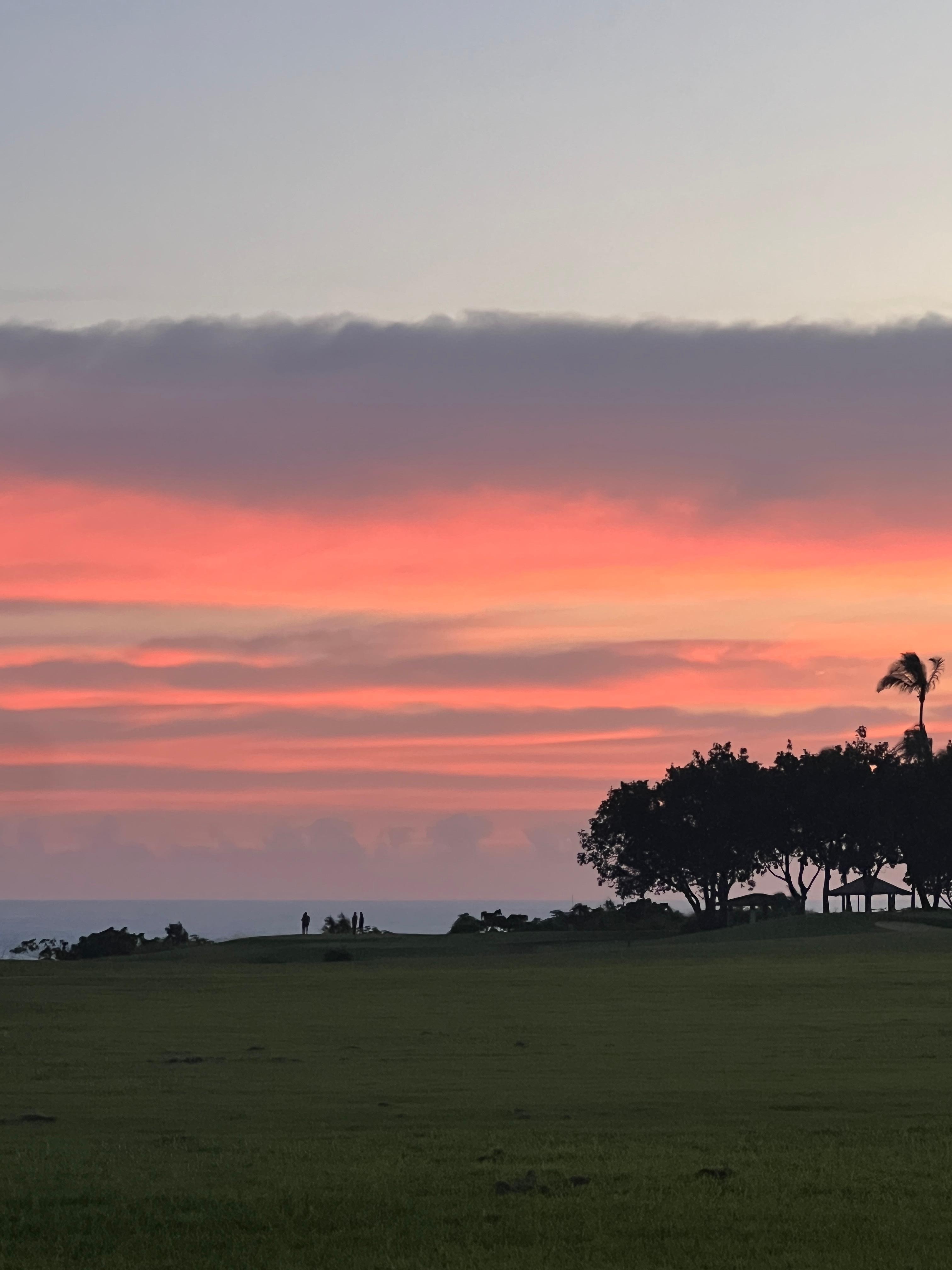 Sunrise from the golf course