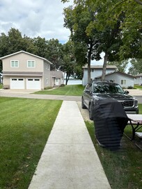 Across from the lake!!