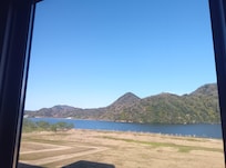 部屋の窓からの景色